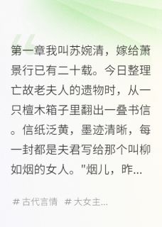 将军宠妾我要和离小说-萧景行苏婉清全篇阅读
