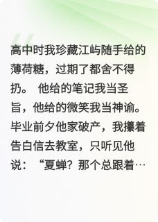 沉璧C的小说过期糖主角是夏蝉江屿