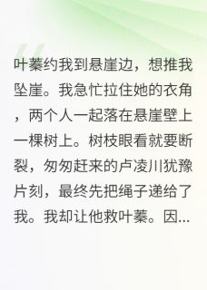 完整版悬崖边夫君选新欢，后跪求我原谅卢凌川叶蓁舒羽华小说免费在线阅读