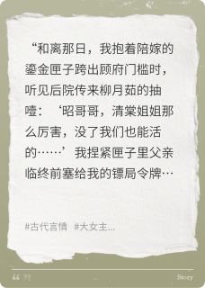 抖音小说和离后，女镖头的我被前夫求复合，主角萧景珩王铁山顾昭最后结局小说全文免费
