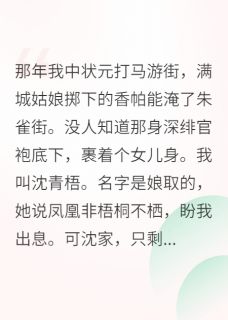 抖音爆款我，女扮男装，夺了天下完整小说（全文阅读）