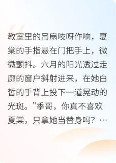 夏棠季青林修一颗骄傲的荷包蛋小说全章节最新阅读