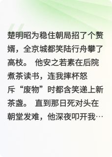爆款小说我靠吃软饭位极人臣在线阅读-楚明昭陆行舟免费阅读