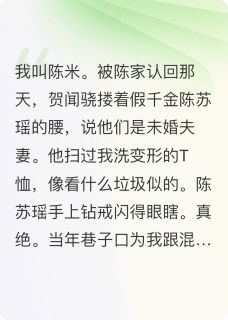 顶配替身报废指南全文目录-陈苏瑶贺闻骁小说无弹窗阅读-暗夜阅读网