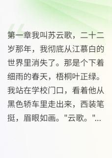 分手三年后他跪求复合小说(完结)-江慕白苏云璃无删减阅读