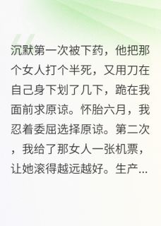 陈心柔沈默沉默小说全文免费阅读情烬，无需赘言全文免费阅读