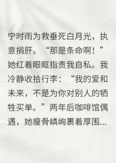 (抖音小说)宁时雨江临小说全文阅读免费