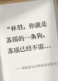 男配重生后和恶毒女配天天秀恩爱林羽叶璃全章节目录免费阅读