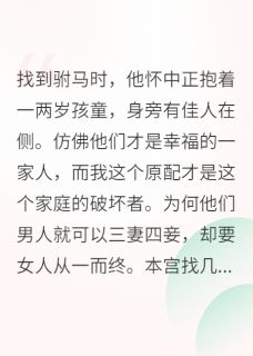 抖音完结你养外室，我养娇夫沈聿谢珩(全文在线阅读)