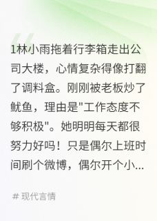 沙雕女老板的恋爱【全章节】林小雨陈默小白完结版免费阅读