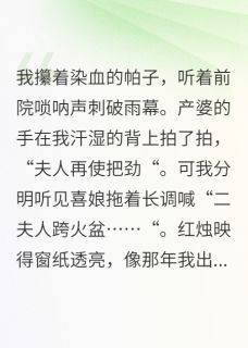 独家生产那日夫君迎了外室做平妻全本大结局小说阅读
