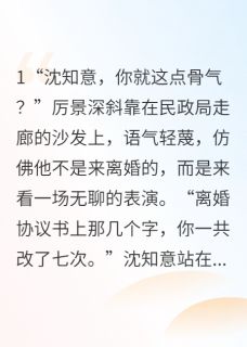 沈律师的100种虐前夫方式沈知意厉景深大结局小说全章节阅读