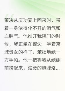 【抖音热推】萧决沈清清越全文在线阅读-将军，你的外室才是真将军全章节目录