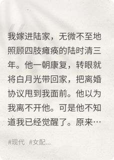 (抖音)总裁前夫为追爱挑粪上热搜 主角陆时清苏浅浅陆云朵-暗夜阅读网