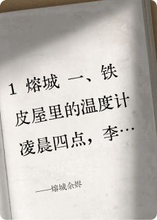 熔城余烬完整版免费阅读，李砚苏晚陈默小说大结局在哪看