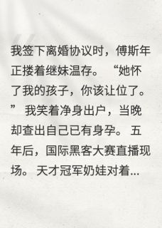 离婚当天，我揣着萌宝跑路了傅斯年苏晚小说全章节最新阅读