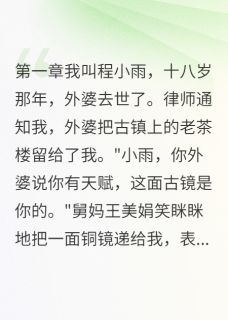 古镜照出真凶面目小说-古镜程晓雯王建华全篇阅读-暗夜阅读网