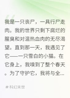 我，丧尸，守护最后的治愈之猫在线阅读 麻薯博士免费小说精彩章节