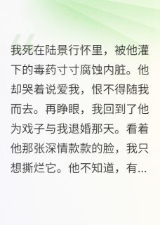 灭你满门再换夫，你未婚妻我超疯陆景行闻人浅免费全章节目录阅读