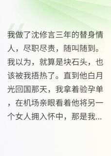 沈修言顾淮安替身三年，我揣着崽跑了小说完整版