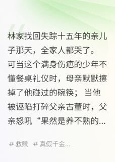 送真少爷去精神病院，全家悔疯了林辰林睿林国栋全章节完结版在线阅读