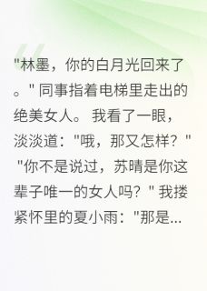 白月光不如真心人小说好看吗 夏小雨苏晴林墨最后结局如何