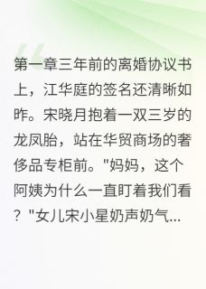 前夫跪求我回头已晚小说(完本)-江华庭宋晓月顾景深无错版阅读