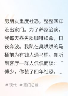 团扇不圆写的小说社恐男友四年不出门我转身去北极傅齐宇霍菲妍全文阅读