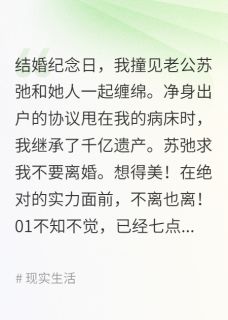 离婚后，我继承了千亿遗产by晨晨免费阅读小说大结局