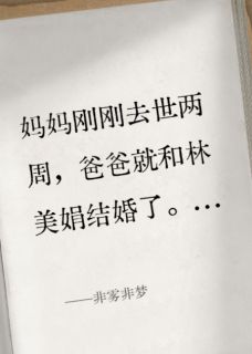 非雾非梦在哪免费看，林美娟陈武小说章节目录阅读
