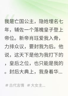 亡国七年后，我成了新帝的皇后小说的书名是什么