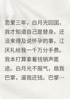 抖音爆款小说白月光替身是顶级绿茶江厌礼叶曼免费txt全文阅读