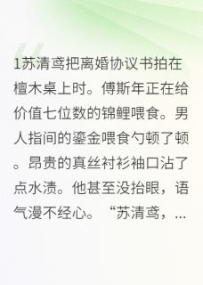 快手热文总裁的千层套路被绣娘拆穿了苏清鸢傅斯年小说推荐