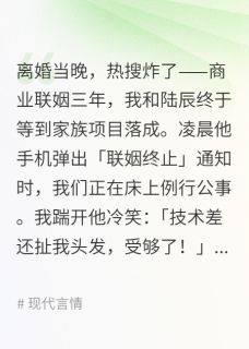 抖音爆款小说离婚？陆总他反悔了！陆辰林晚免费txt全文阅读