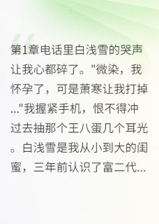 巷口张婶的小说替身保姆：潜入渣男窝主角是萧寒白浅雪