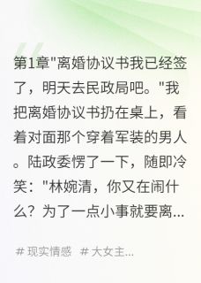 主角是陆政委苏雨晴的小说首长老公求复合我选择暴富最完整版热门连载