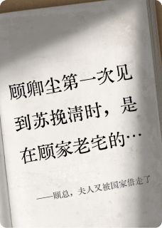 强烈推荐顾总，夫人又被国家借走了顾卿尘苏挽清在线阅读