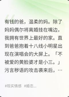 演唱会上出轨被拍，我送爸爸一程(朵朵林繁)全文完整版阅读