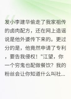 好书推荐发小偷我祖传配方我送他坐牢三年李建华江望全文在线阅读