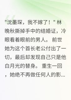 林晚秋沈墨琛主角抖音小说首长老公心有白月光我不伺候了在线阅读-暗夜阅读网