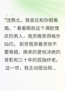 新书推荐军嫂重生后主动提出假离婚完整版小说-沈燕北陈志远最新章节阅读