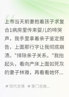 上市当天前妻抱着孩子求复合byYkd123(林雅陈炜王志伟)未删节免费阅读