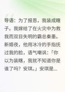 主角是秦墨安琪的我装瞎嫁霸总，他:终于骗到手了抖音热门小说-暗夜阅读网