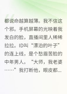热门小说玄学直播间，连线老公是凶手完整版全文阅读