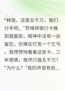 老婆给小三五千万给我五块钱免费阅读全文，主角王子轩苏晴王振华小说