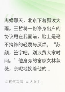 全章节小说离婚后，前夫哥成了我的舔狗芊月岁岁最新阅读