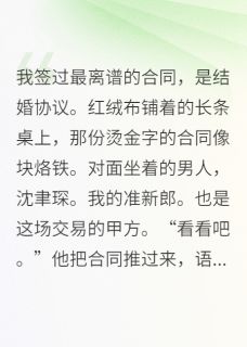 拒签不平等合同，金主他认怂by猛炫冰西瓜(沈聿琛沈总)未删节免费阅读