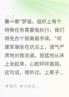 正版小说军嫂假离婚三年后首长跪求原谅何建军白雪梦瑶在线免费阅读