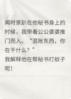 我说：老公趴在秘书身上是抓蚊子闻时景苏婉婉-小说未删减阅读-暗夜阅读网