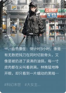 全网首发完整小说末日重生：三小时绝杀白莲闺蜜主角林晚苏软在线阅读-暗夜阅读网